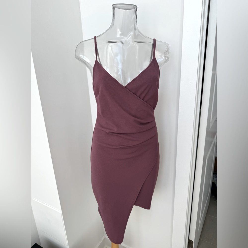Mauve Asymmetrical Dress